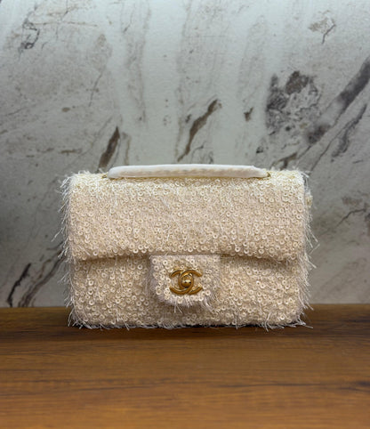 CHANEL Evening Bag In Fringed Sequins