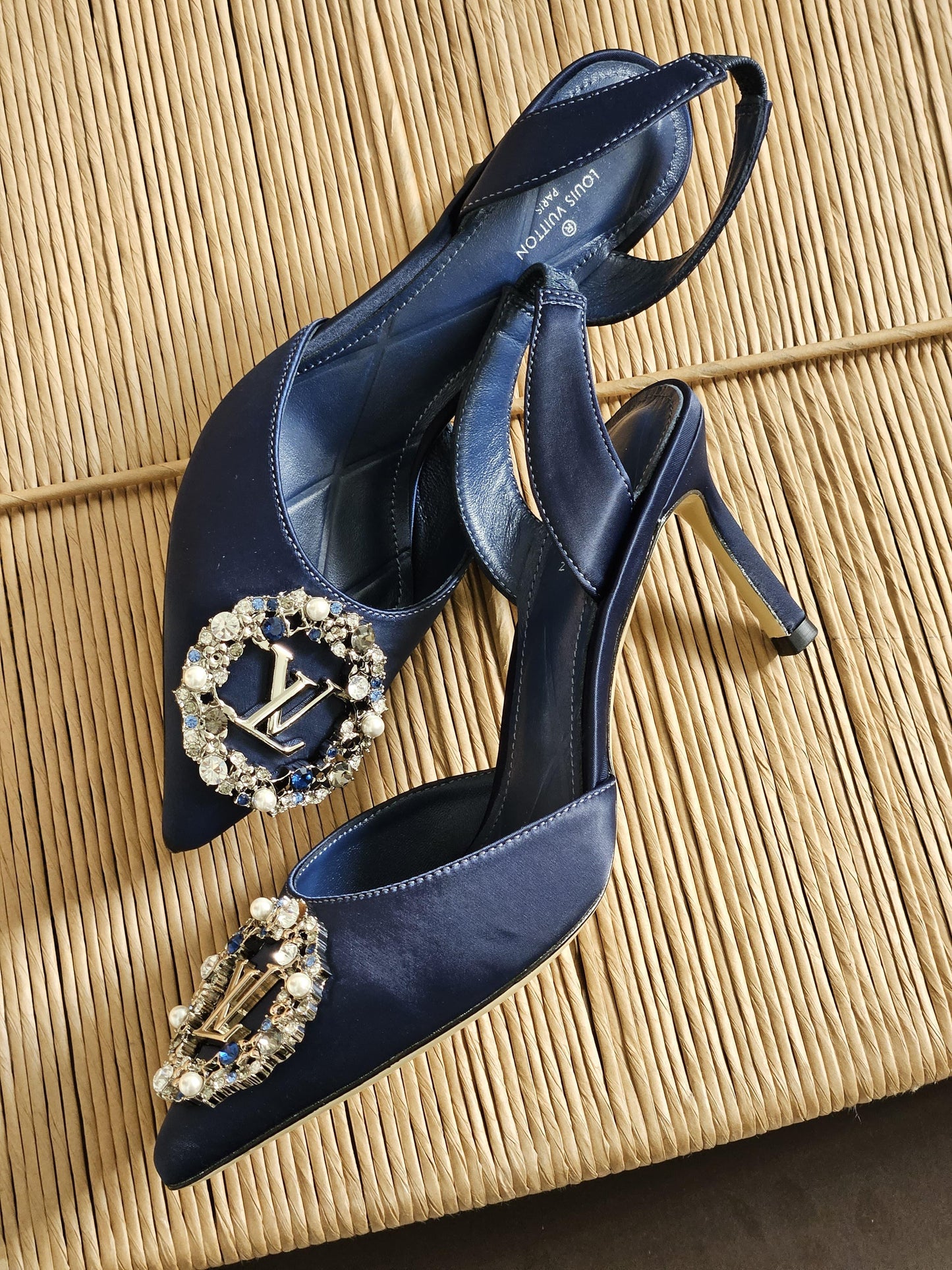LV Met Slingback Pump