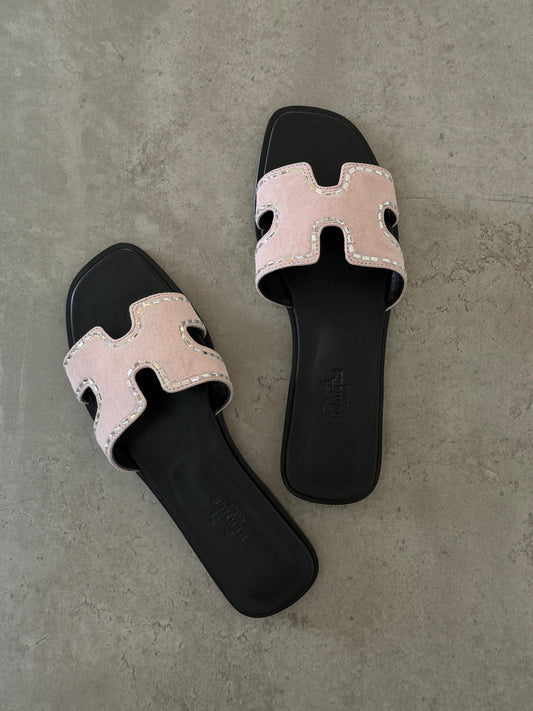 Hermès Oran Sandal Rhinestone