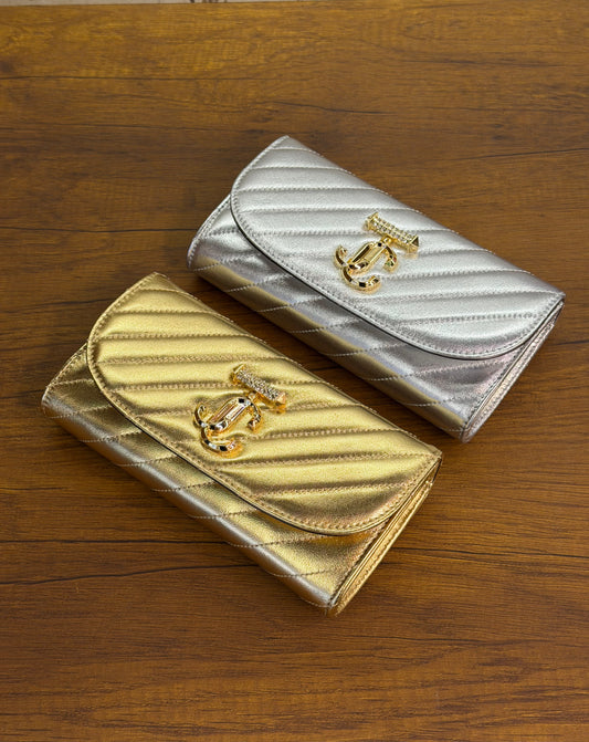 Jimmy Choo Curve chain wallet