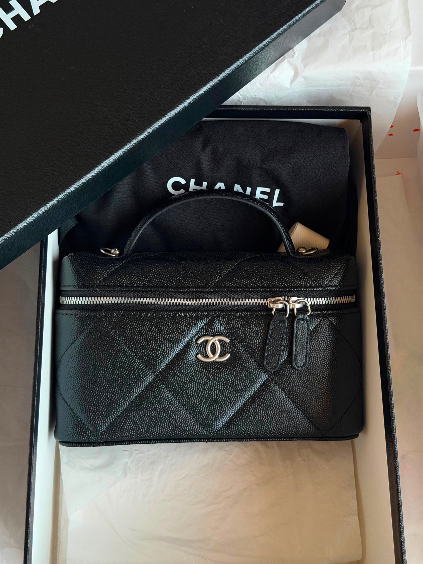 Chanel Vanity Bag With Chain