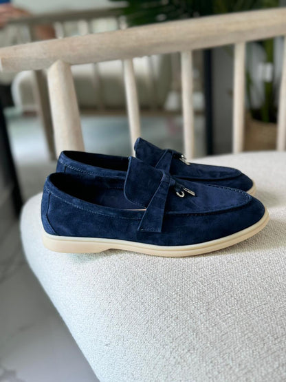 Loropiana Summer Walk Suede Loafers