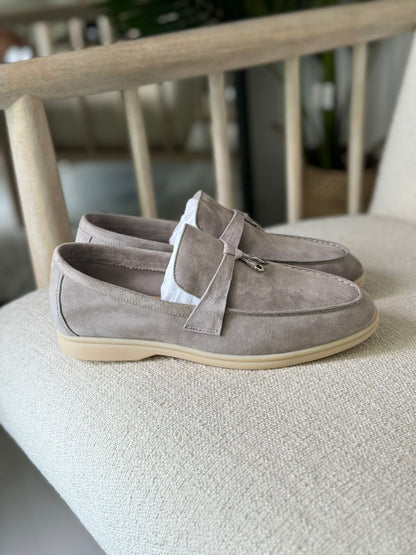Loropiana Summer Walk Suede Loafers