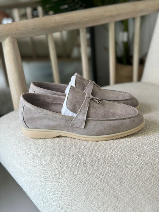 Loropiana Summer Walk Suede Loafers