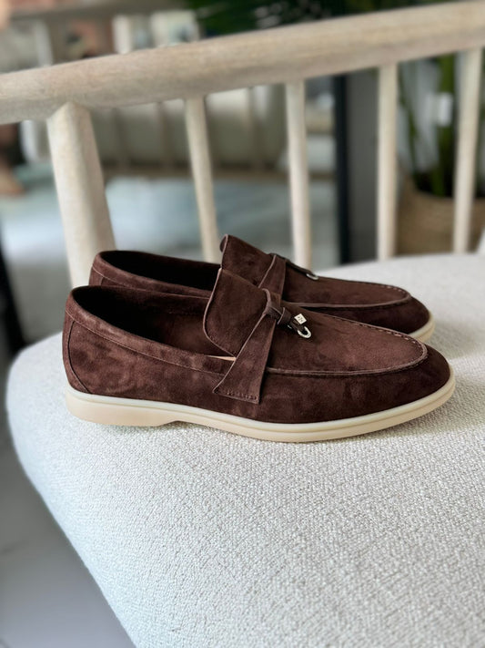 Loropiana Summer Walk Suede Loafers
