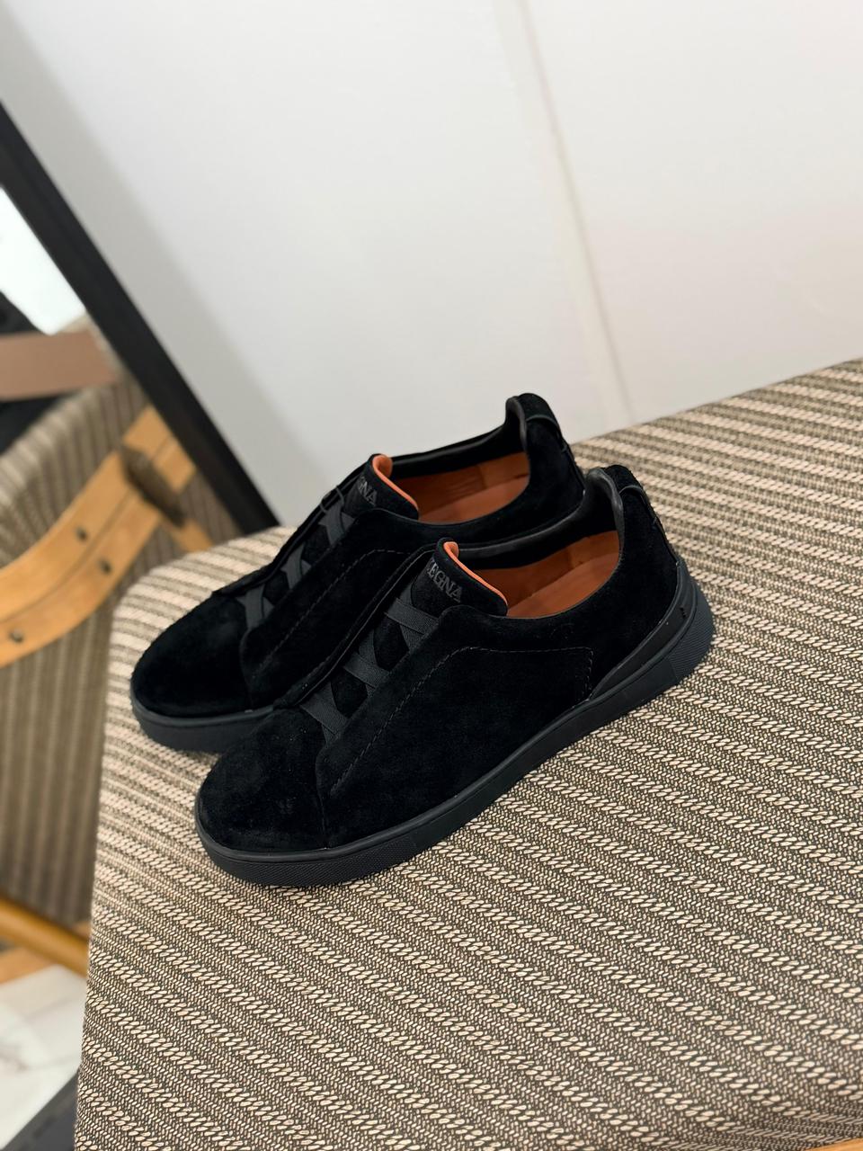 Zegna Suede Triple Stitch™ Sneakers