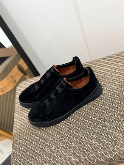 Zegna Suede Triple Stitch™ Sneakers