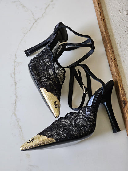 Faiz 100  Jimmy Choo Lace Pumps