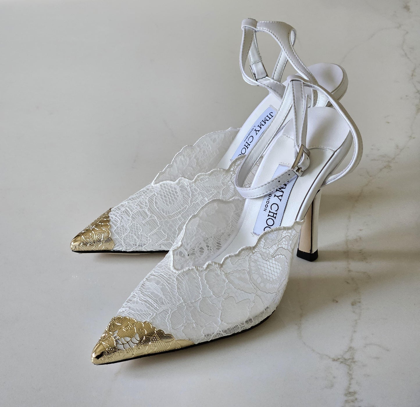 Faiz 100  Jimmy Choo Lace Pumps