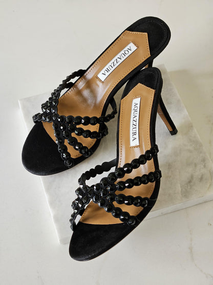 Aquazzura Tequila 75 Mule Sandals