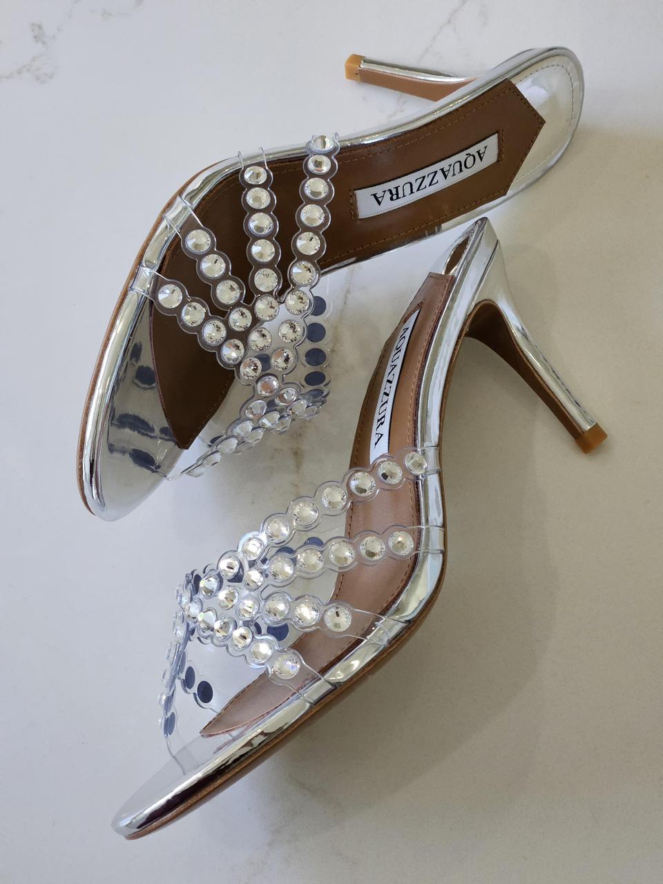 Aquazzura Tequila 75 Mule Sandals
