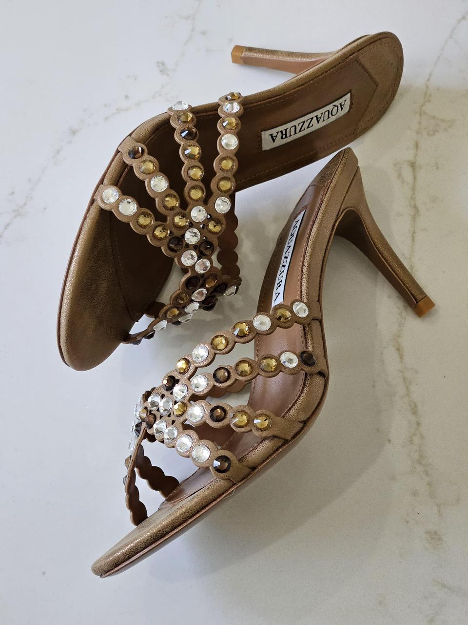 Aquazzura Tequila 75 Mule Sandals