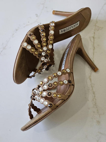 Aquazzura Tequila 75 Mule Sandals