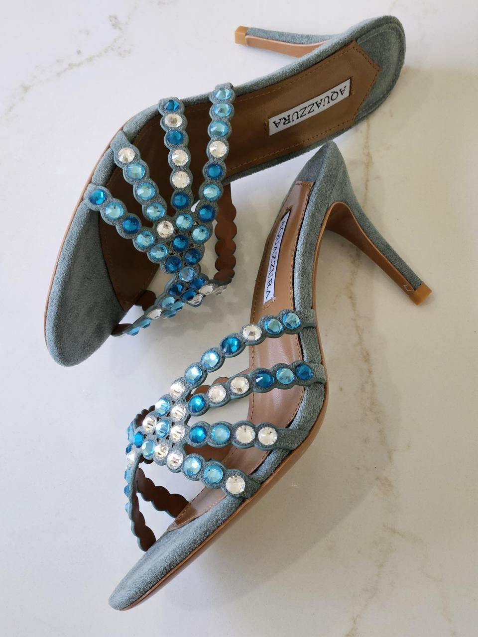 Aquazzura Tequila 75 Mule Sandals