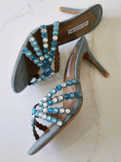 Aquazzura Tequila 75 Mule Sandals