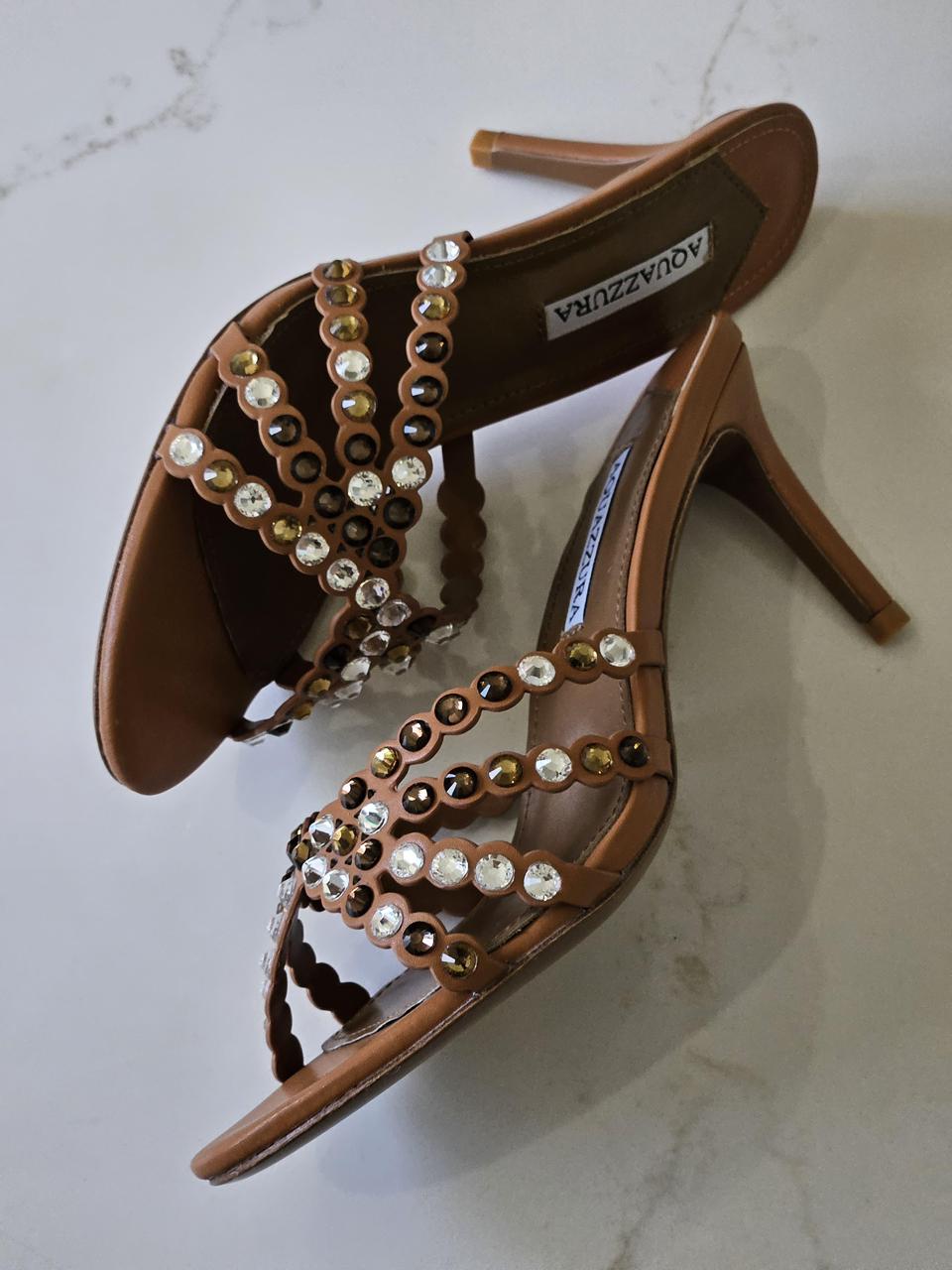 Aquazzura Tequila 75 Mule Sandals