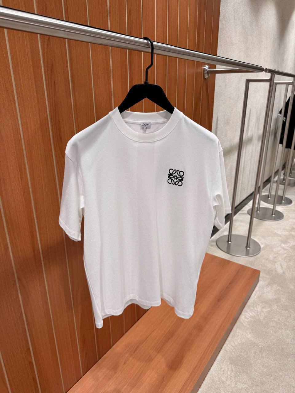 Loewe Anagram Logo Cotton Crewneck T-Shirt