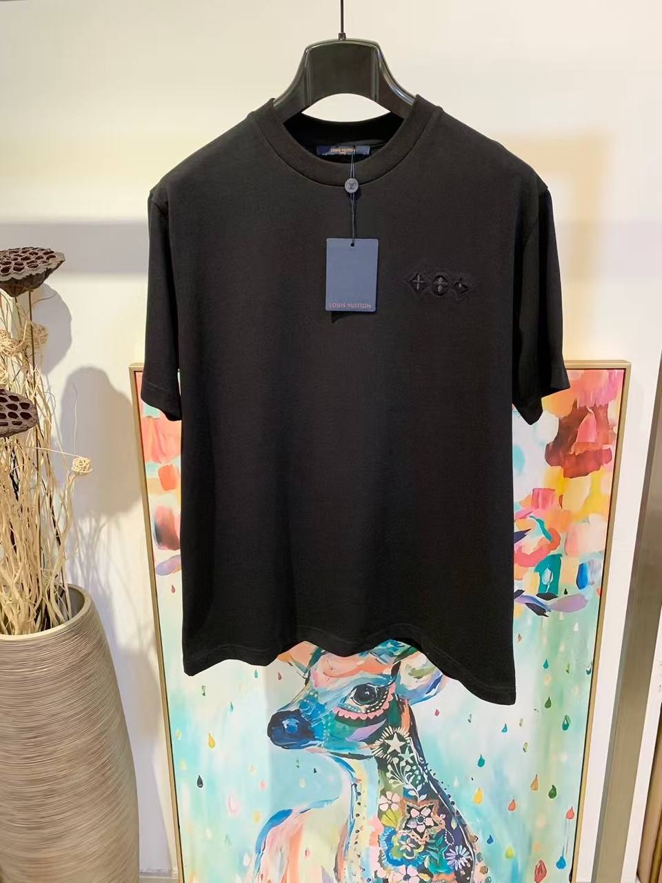 Louis Vuitton Embossed LV Logo T-Shirt