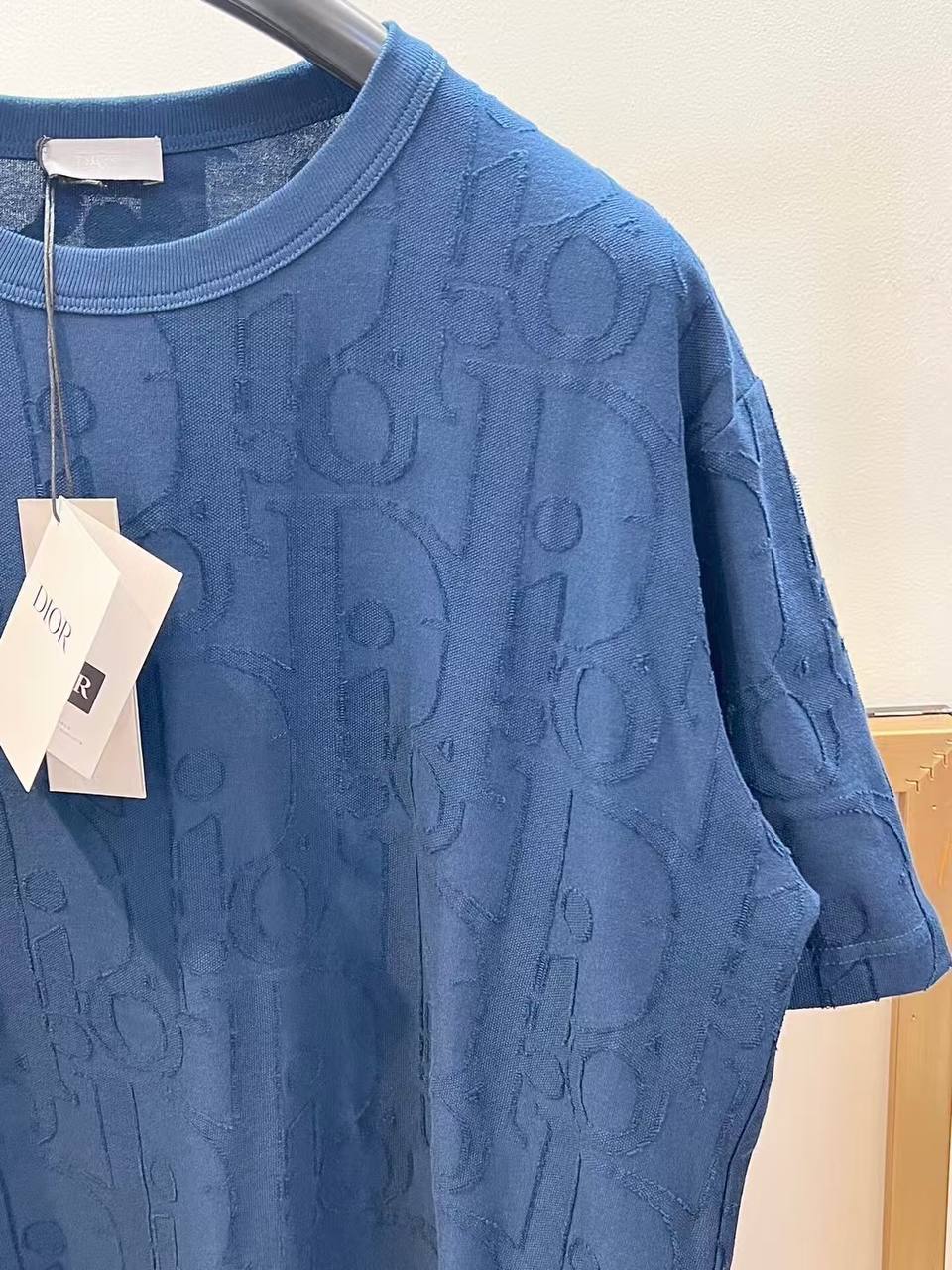 Christian Dior Monogram Embossed T-Shirt