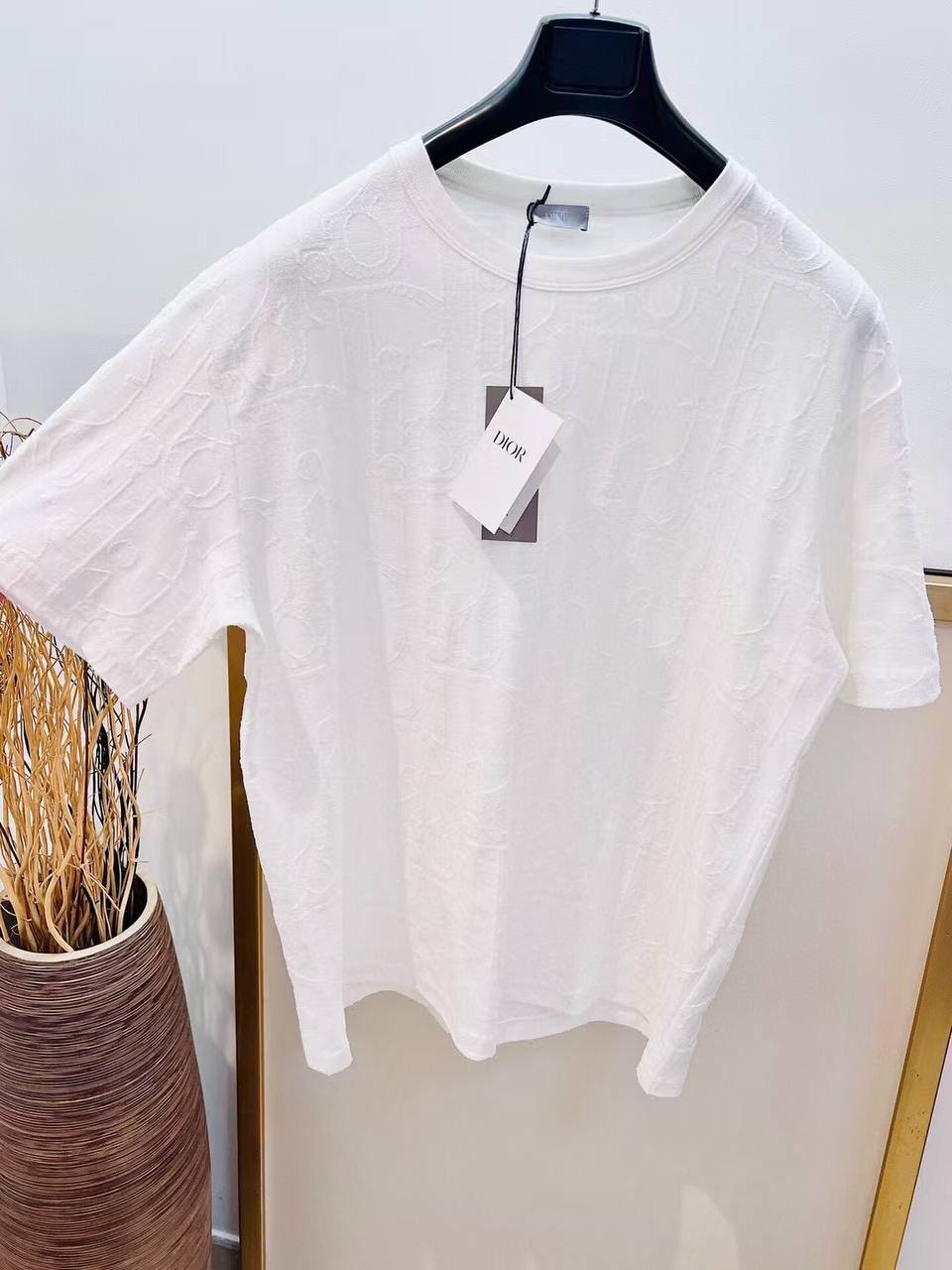 Christian Dior Monogram Embossed T-Shirt