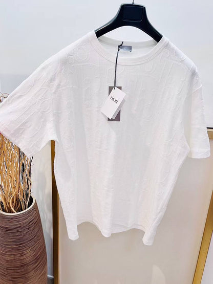 Christian Dior Monogram Embossed T-Shirt