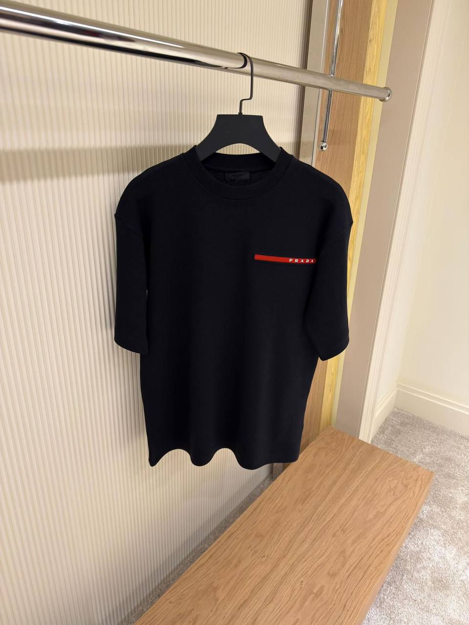 Prada Logo Patch T-Shirt