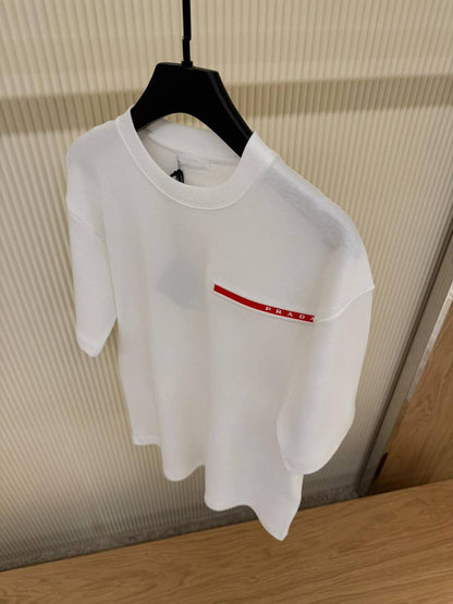 Prada Logo Patch T-Shirt
