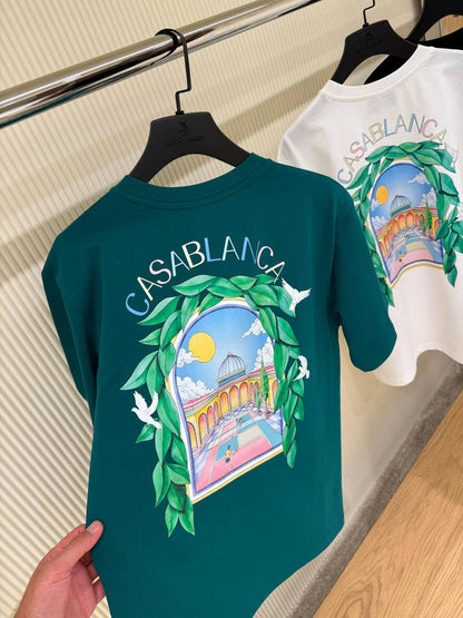 Casablanca Scenic Garden Graphic T-Shirt