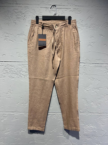Zegna Linen Drawstring Pants