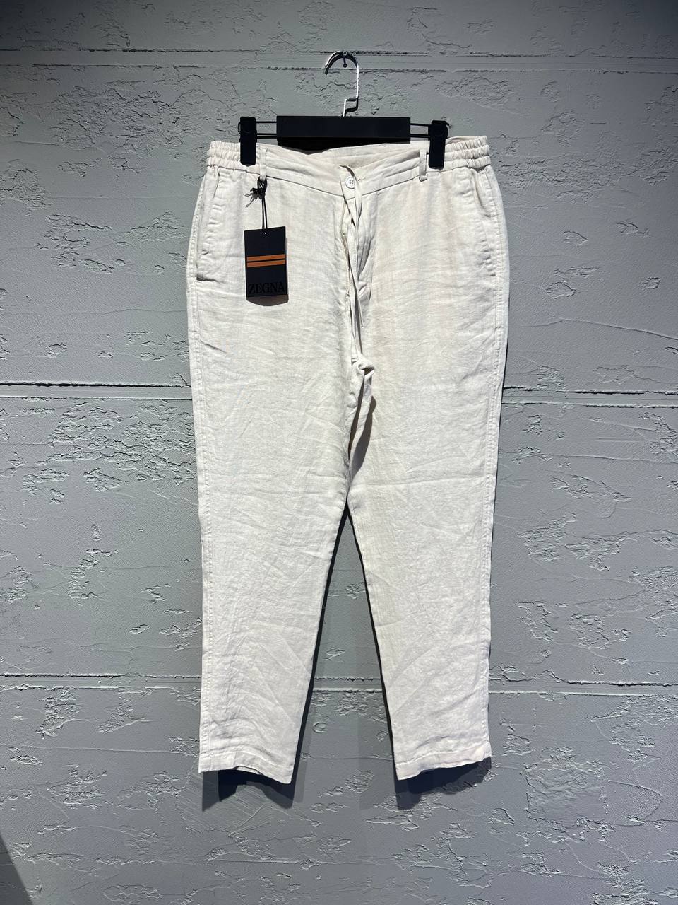 Zegna Linen Drawstring Pants