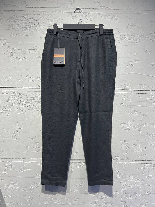 Zegna Linen Drawstring Pants