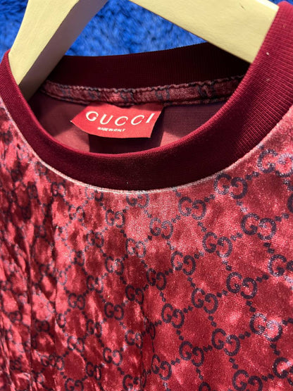 Gucci Monogram Velvet T-Shirt