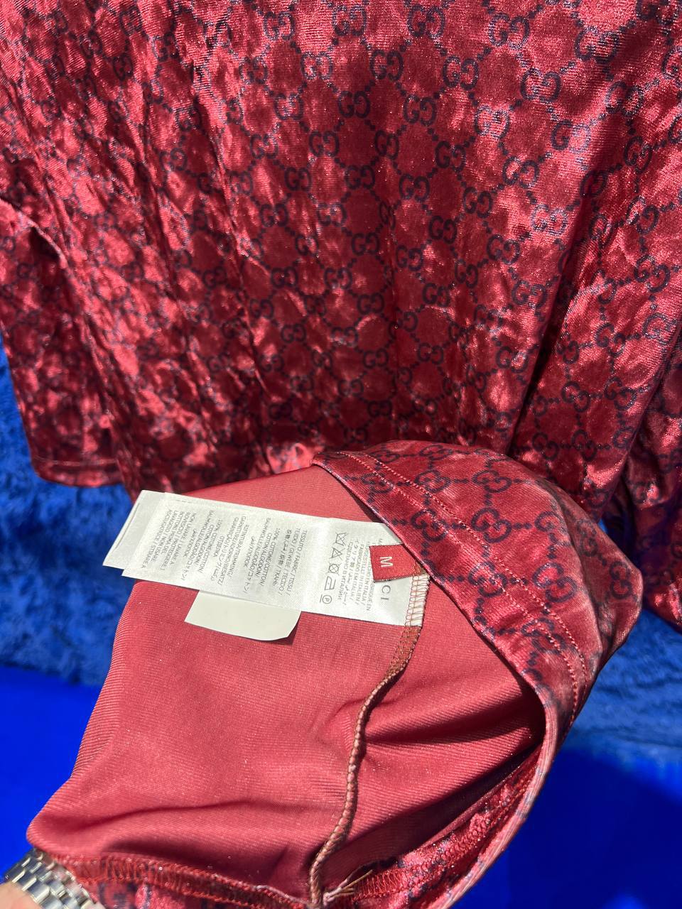 Gucci Monogram Velvet T-Shirt