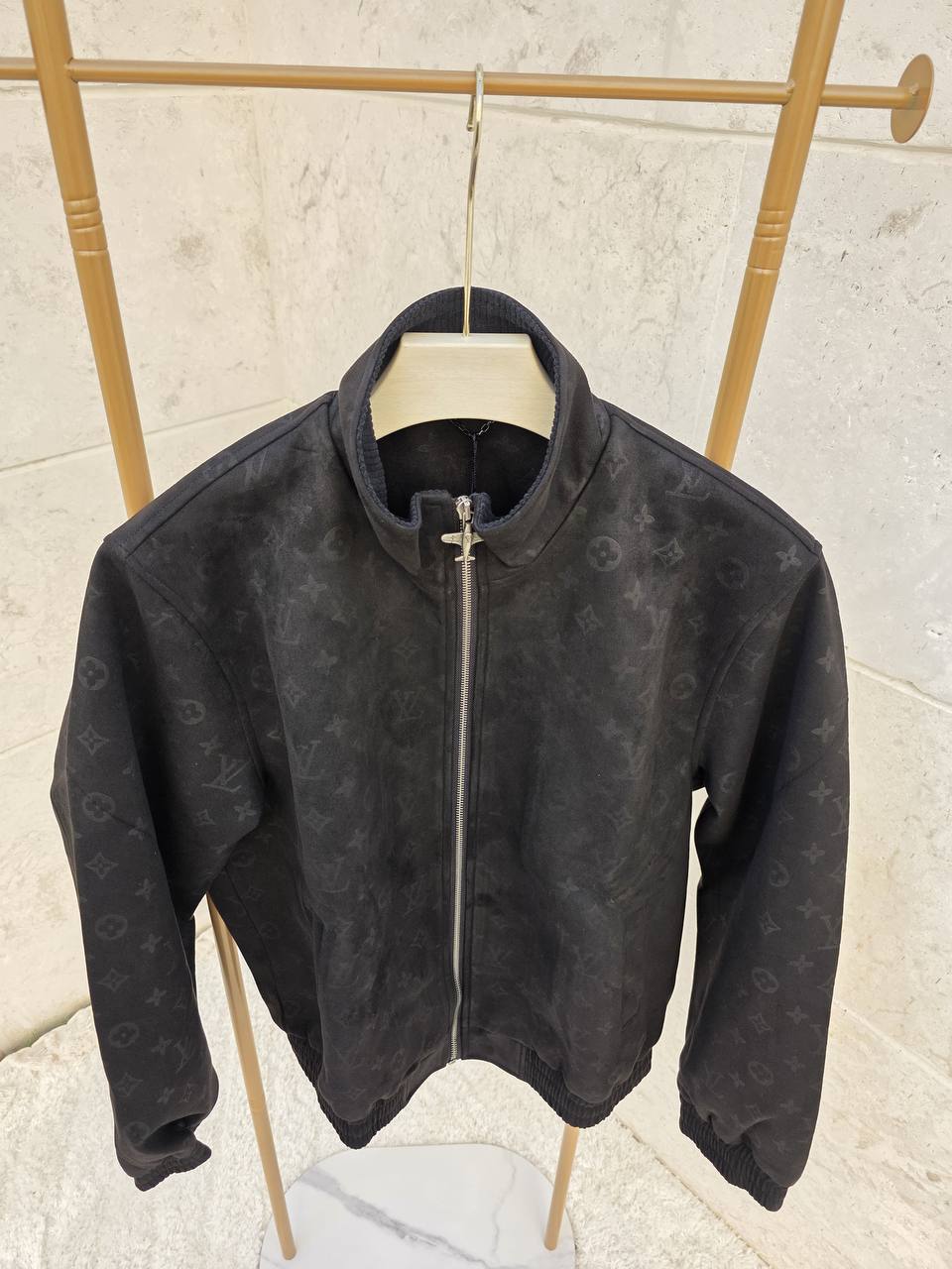 Louis Vuitton Zip-Up Logo Jacket