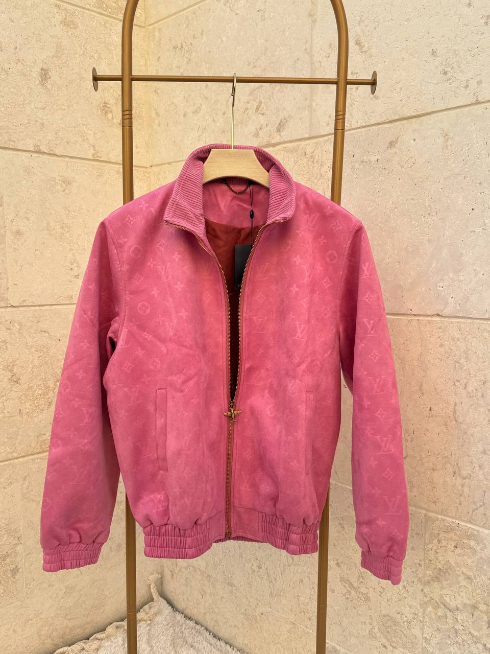 Louis Vuitton Zip-Up Logo Jacket