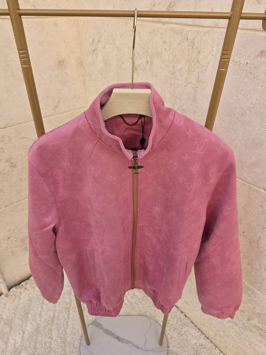 Louis Vuitton Zip-Up Logo Jacket