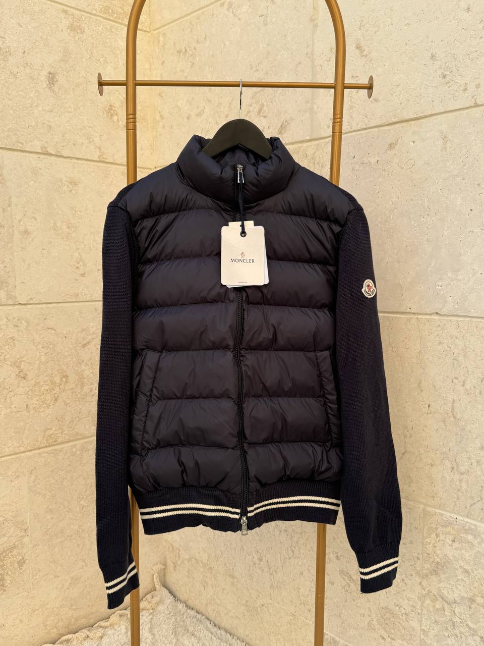 Moncler Lightweight Quilted Zip Jacket