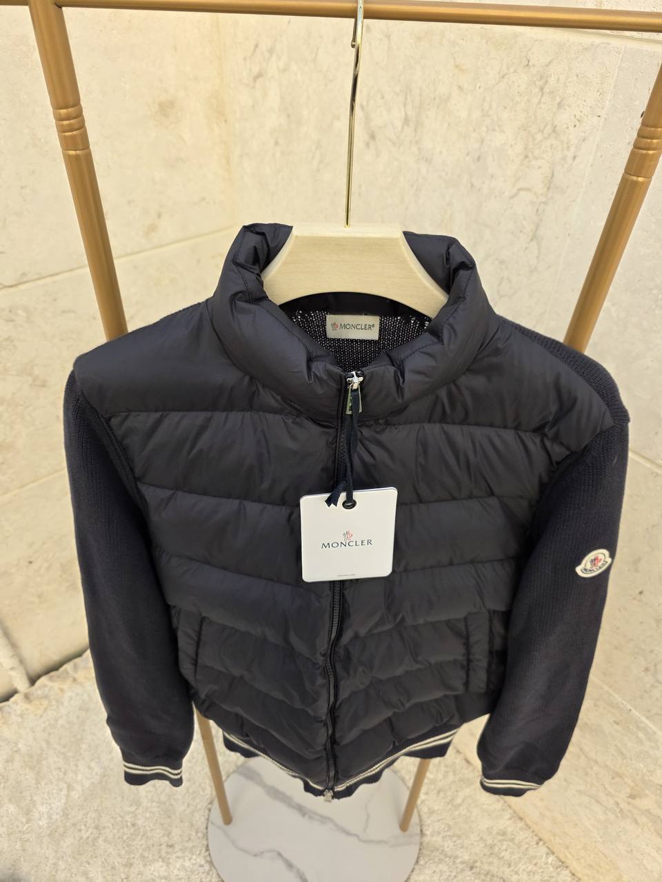 Moncler Lightweight Quilted Zip Jacket