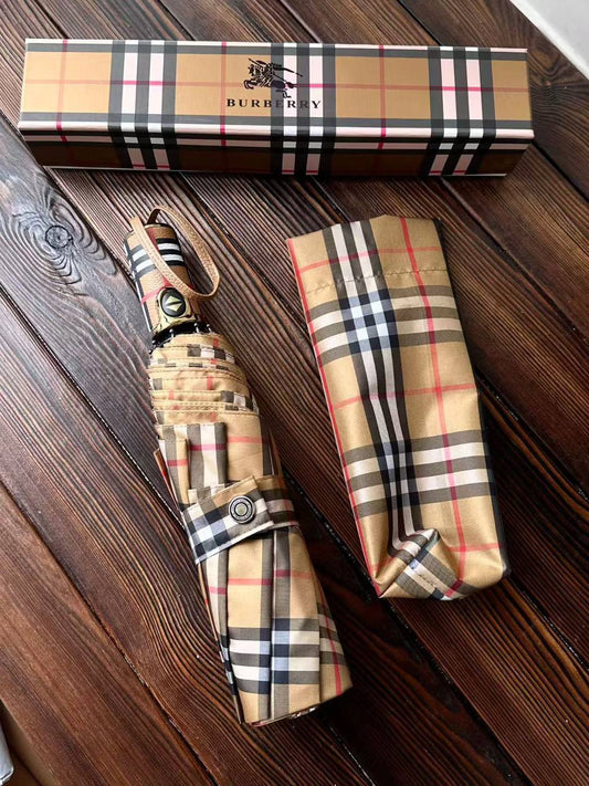 Burberry Check Folding Umbrella