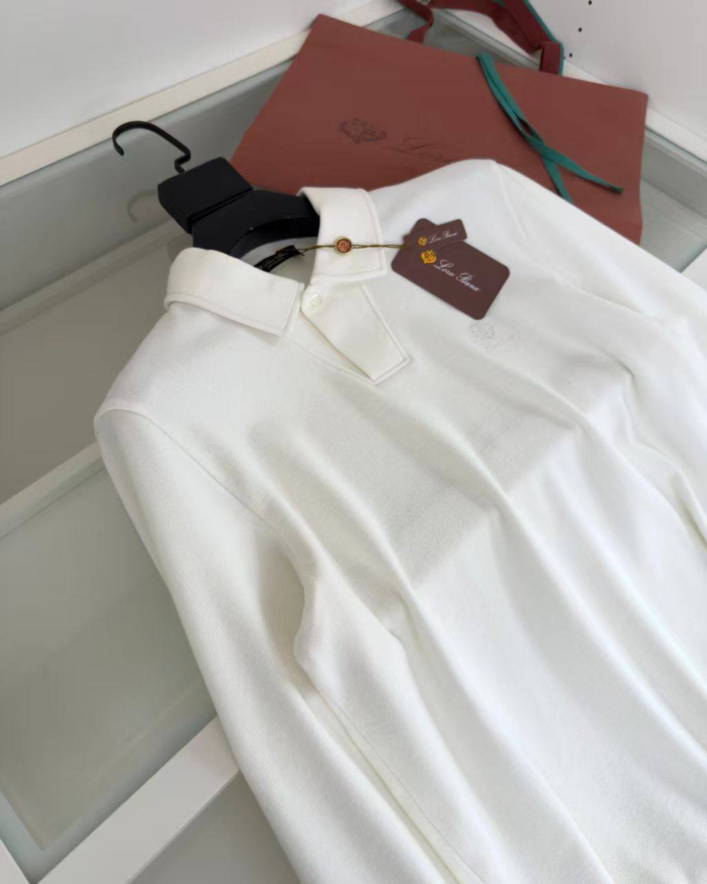 Loro Piana Long-Sleeve Polo Shirt