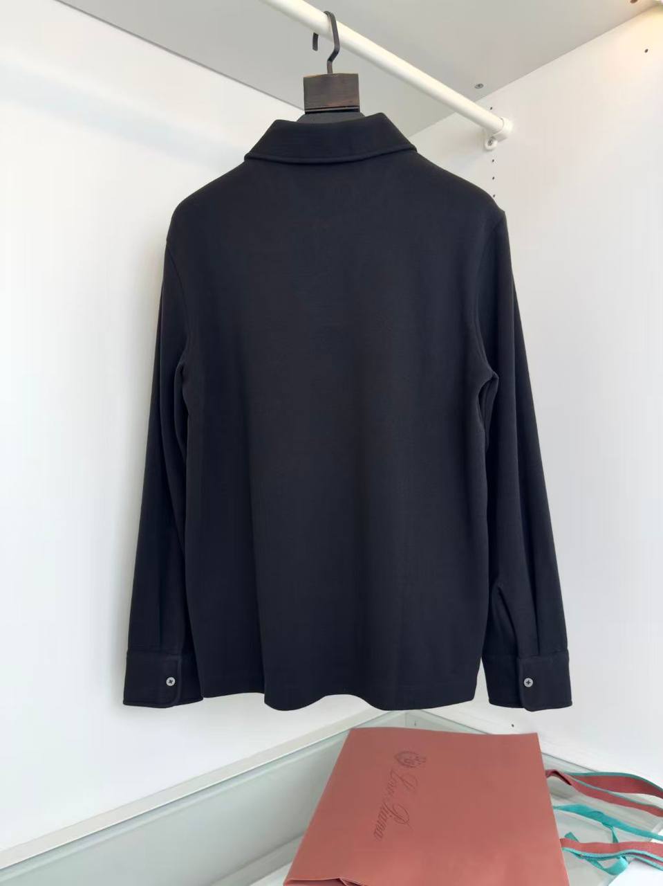 Loro Piana Long-Sleeve Polo Shirt