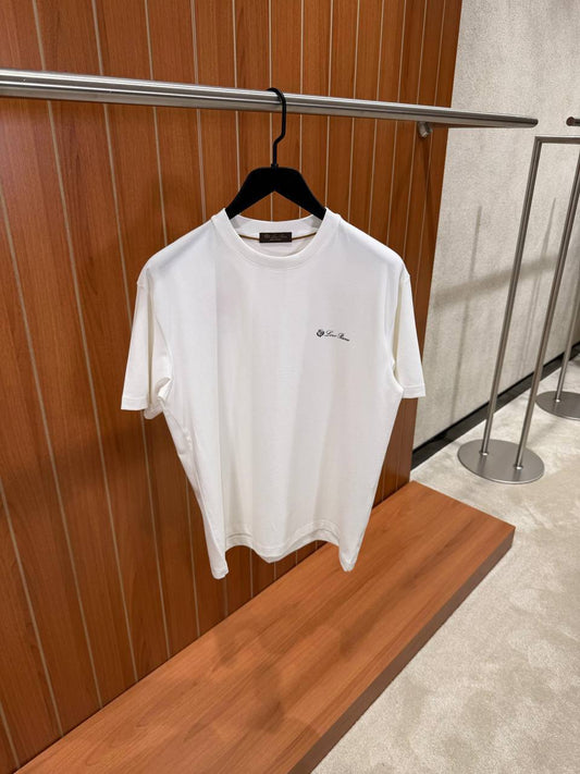 Loro Piana Embroidered Cotton T-Shirt