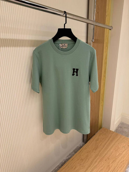 Hermes Leather Patch T-Shirt