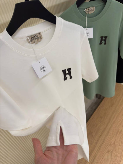 Hermes Leather Patch T-Shirt