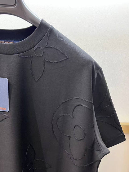 Louis Vuitton Monogram Embossed T-Shirt – Tonal LV Pattern