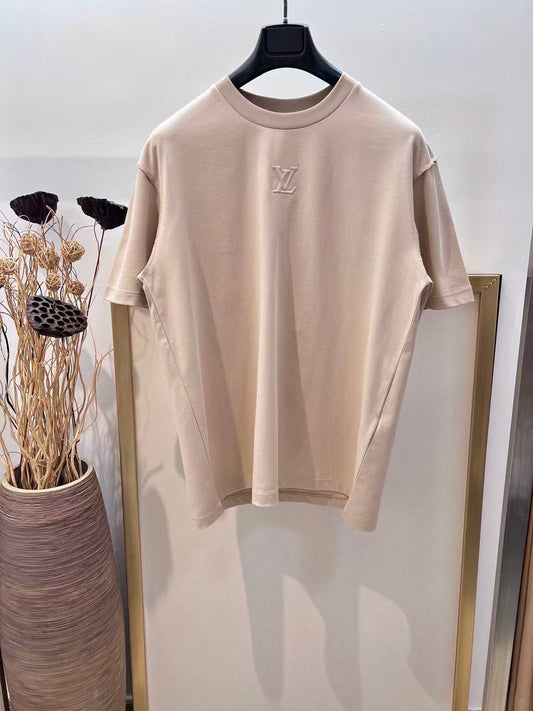 Louis Vuitton Burgundy Classic Monogram Embossed T-Shirt