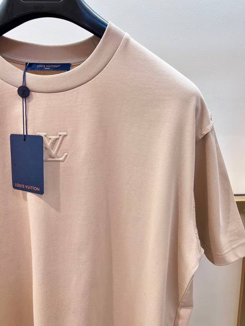 Louis Vuitton Burgundy Classic Monogram Embossed T-Shirt