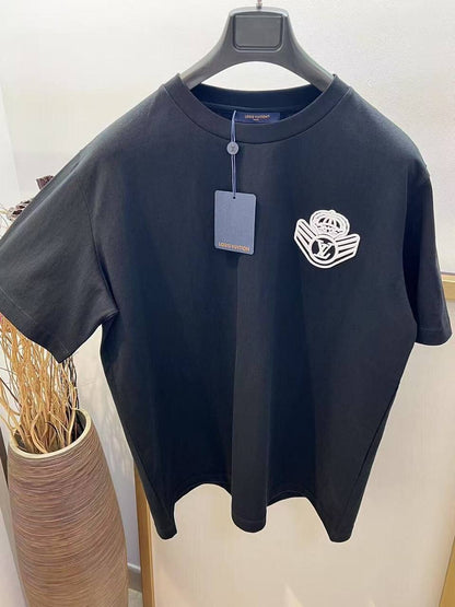 Louis Vuitton Crest Emblem Cotton T-Shirt