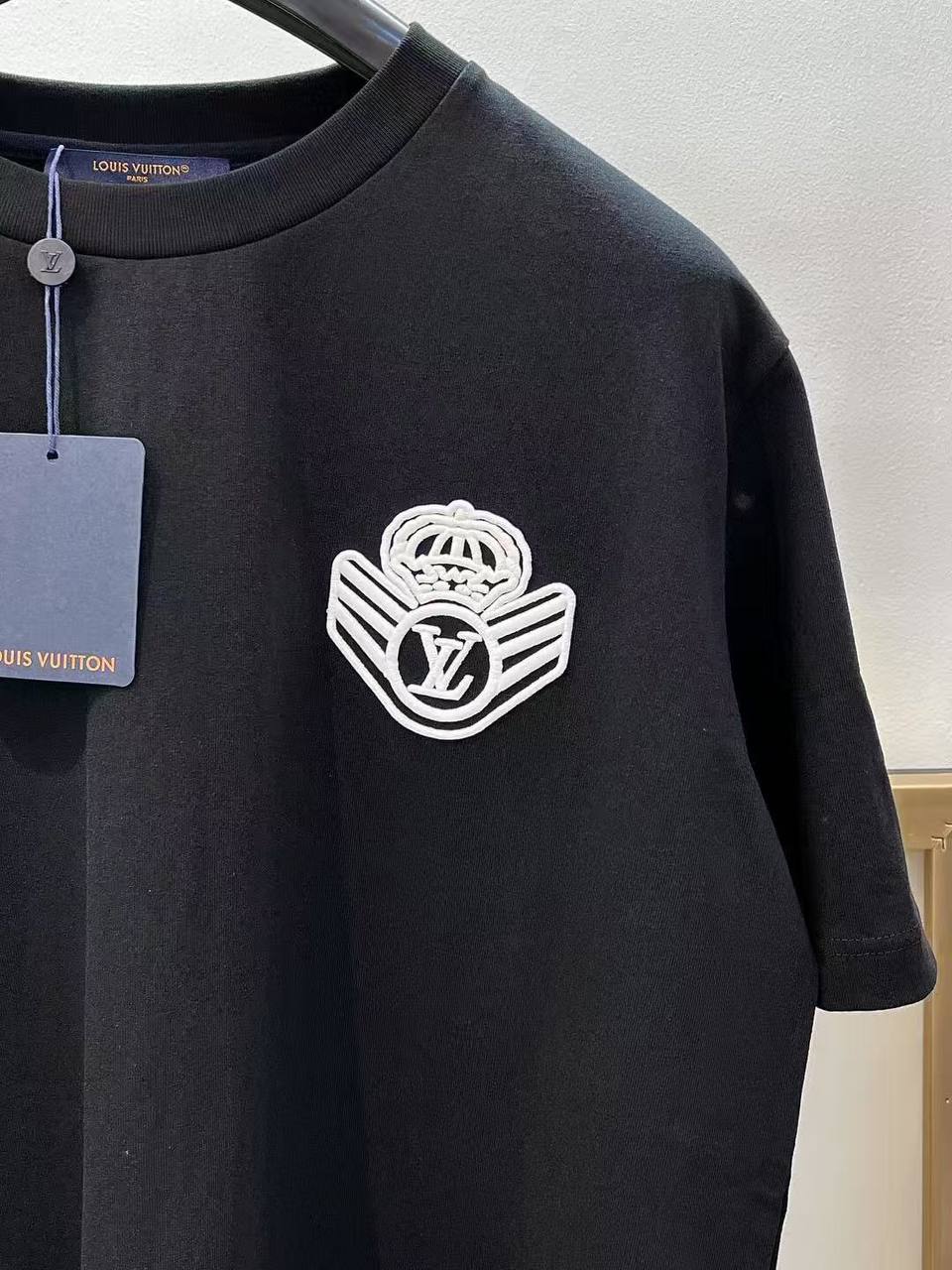 Louis Vuitton Crest Emblem Cotton T-Shirt