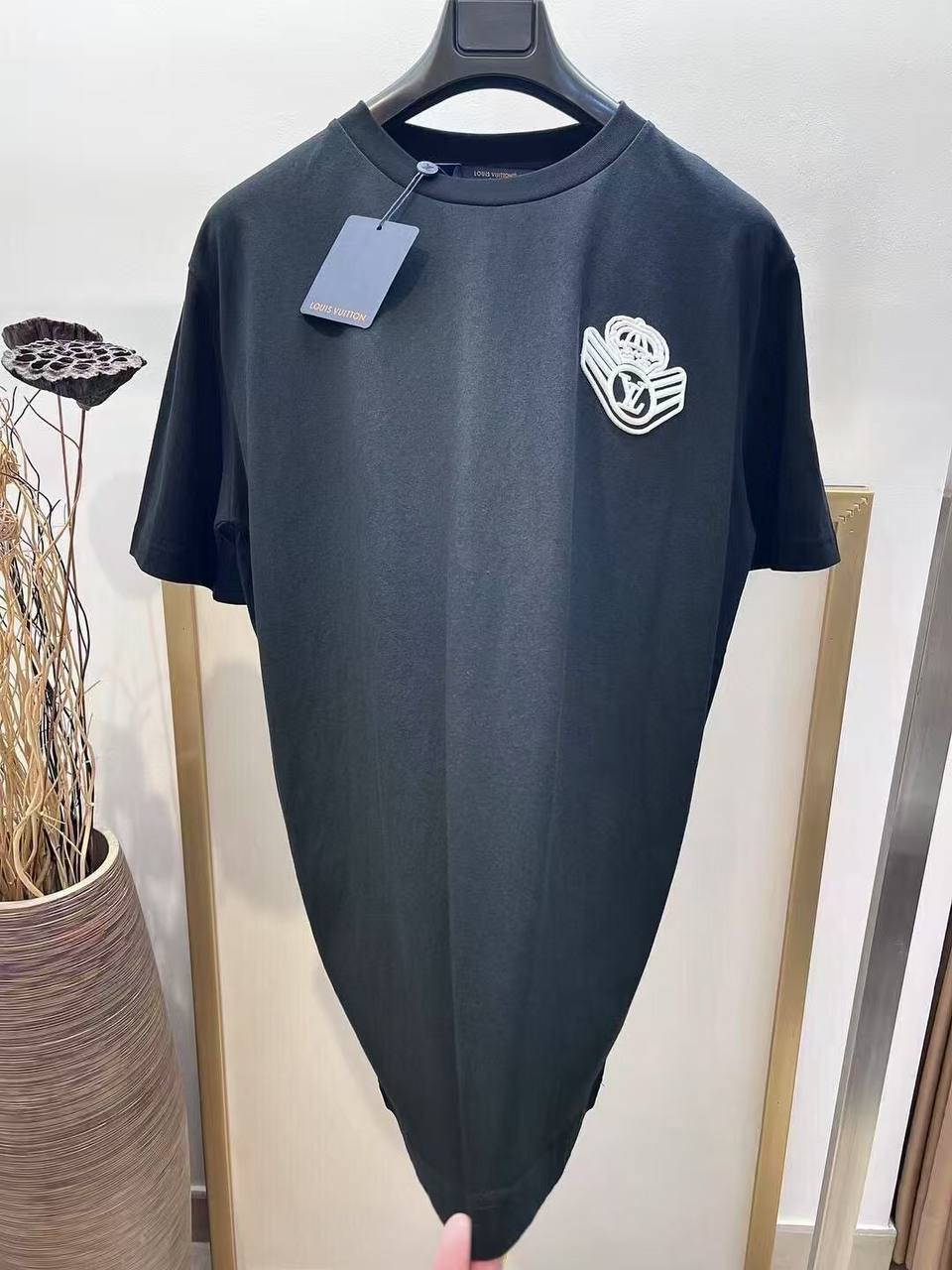 Louis Vuitton Crest Emblem Cotton T-Shirt